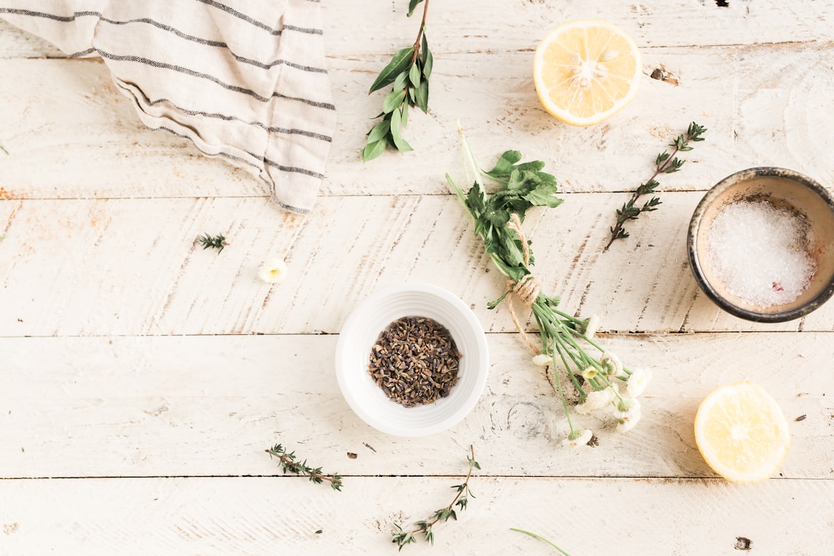 Ingredientes naturales frescos